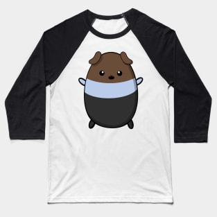 Cute guinea pig with tri-colour fur, brown, blue, black, kawaii guinea pig, guinea pig, Baseball T-Shirt